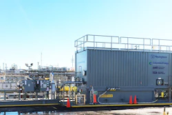 Tank Closure Cesium Removal unit, near Tanks 10 and 11 in the SRS H Tank Farm, at the Savannah River Site, Aiken, S.C.