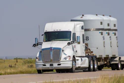 A transuranic waste shipment to the Waste Isolation Pilot Plant, Carlsbad, N.M.