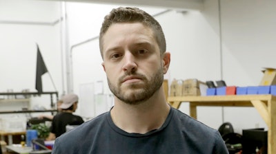 In this Aug. 1, 2018, file photo, Cody Wilson, with Defense Distributed, holds a 3D-printed gun called the Liberator at his shop, in Austin, Texas. On Friday, Aug. 9, 2019, Wilson, who sparked a nationwide legal fight over the constitutionality of firearms made with a 3D printer, pleaded guilty to having sex with an underage girl.
