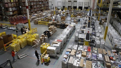 Amazon fulfillment center in Baltimore, Aug. 3, 2017.