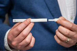 This is an early design of the diagnostic stick to be further developed and ready for market by 2021.