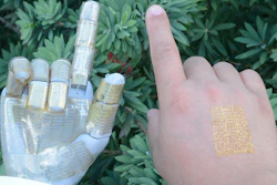 Researchers reported the discovery of a multifunctional ultra-thin wearable electronic device that is imperceptible to the wearer. It also can be used as a robotic skin.