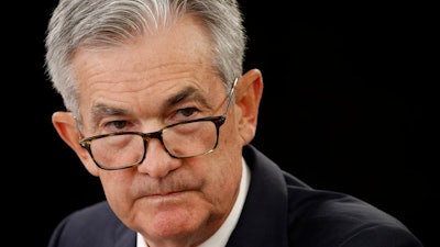 Federal Reserve Board Chair Jerome Powell speaks at a news conference Wednesday, Sept. 18, 2019, in Washington.