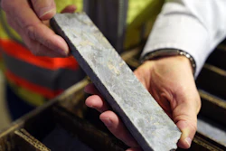 In this May 29, 2019, file photo, core samples show the mineral deposits sought after by miners at the site of the Polymet copper-nickel mine in Hoyt Lakes, Minn.