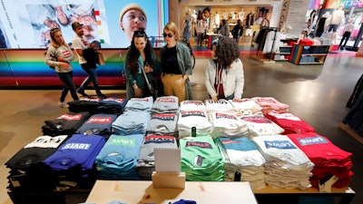 Levi's store in New York's Times Square, June 14, 2019.