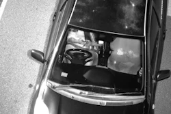 This Jan. 12, 2019, photo captured by a Mobile Phone Detection Camera shows a driver using a mobile phone while driving in Australia.