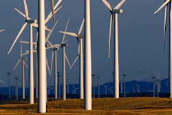 This May 6, 2013, file photo shows a wind turbine farm owned by PacifiCorp near Glenrock, Wyo.