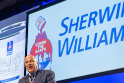 John Morikis, chief executive of Sherwin-Williams, at the 2015 Medical Innovation Summit in Cleveland.
