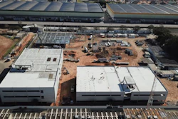 Construction at Embraer's Eugênio de Melo unit, São José dos Campos, Brazil, Aug. 2019.