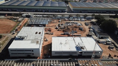 Construction at Embraer's Eugênio de Melo unit, São José dos Campos, Brazil, Aug. 2019.