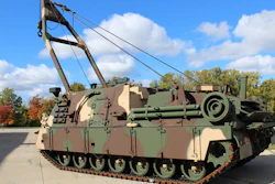The new M88A3 configuration eliminates the necessity of using two vehicles to raise and move the tanks, which have increased in weight in recent years.