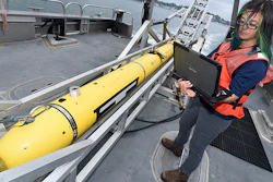 Bluefin-12, the newest member of the Bluefin Robotics family, introduced at DSEI.