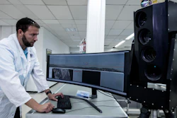 In this Monday, Sept. 9, 2019 photo, Ariel Gomez, a systems engineer at Israel Aerospace Industries, works on the Popstar system that can track and identify flying objects day or night without being detected, at Israel Aerospace Industries, in the Israeli town of Yehud near Tel Aviv. Israel has long been a dominant player in the military drone export business, developing small attack aircraft as well as long-range spy planes. Now, Israeli firms are at the forefront of a global industry developing means to protect against the drone threat.