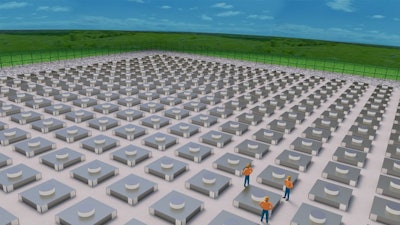 Rendering of the proposed HI-STORE CIS Facility. Holtec is seeking a 40-year license from federal regulators to build what it has described as a state-of-the-art complex near Carlsbad.
