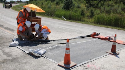 Purdue researchers analyze data on concrete properties detected from sensors embedded into I-465 near Indianapolis.