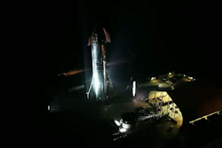 SpaceX's newly designed aircraft was unveiled at the company's launch facility near Brownsville, Texas, Saturday, Sept. 28, 2019.