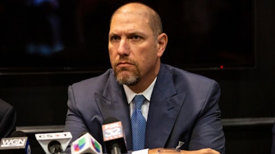 ttorney Steven Hart speaks about lawsuits against Sterigenics, alleging the medical equipment sterilization company has been emitting cancer-causing chemical ethylene oxide into the atmosphere, during a press conference at Staypineapple Hotel in the Loop, Tuesday, Aug. 20, 2019.