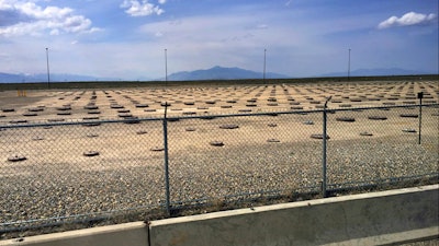 This May 11, 2015 file photo shows nuclear waste stored in underground containers at the Idaho National Laboratory near Idaho Falls, Idaho. Federal authorities want to store the partially melted core from one of the United States' worst nuclear power accidents for another 20 years in Idaho. The U.S. Nuclear Regulatory Commission said Monday, Sept. 16, 2019 it's considering a request from the U.S. Department of Energy to renew a license to store the radioactive debris from the Three Mile Island nuclear power plant. The core of a reactor south of Harrisburg, Pa., partially melted in 1979.