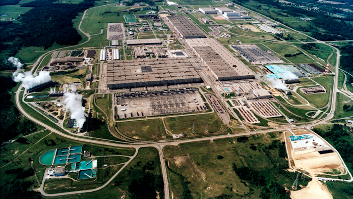 This undated file photo shows the large uranium plant in Piketon, Ohio.