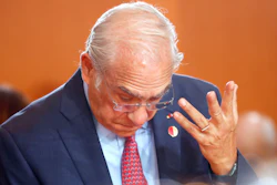 OECD Secretary General Angel Gurria during a meeting at the Chancellery in Berlin, Oct. 1, 2019.