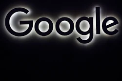 This June 16, 2017, file photo shows the Google logo at a gadgets show in Paris.
