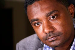 In this photo taken Monday, Sept. 23, 2019, Yonas Yeshanew, who resigned as Ethiopian Airline's chief engineer this summer and is seeking asylum in the U.S., listens to a reporter's question during an interview in Seattle area. Yeshanew says in a whistleblower complaint filed with regulators that the carrier went into the maintenance records on a Boeing 737 Max jet a day after it crashed this year, a breach he contends was part of a pattern of corruption that included fabricating documents, signing off on shoddy repairs and even beating those who got out of line.