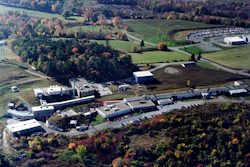 Aerial view of the Bates Laboratory, Middleton, Mass.