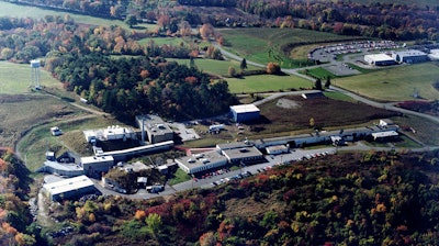 Aerial view of the Bates Laboratory, Middleton, Mass.