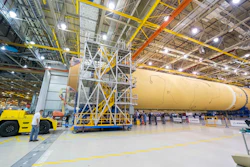Boeing is building the massive 212-foot Space Launch System (SLS) core stage for NASA’s Artemis I mission. SLS is the only rocket that can carry the Orion spacecraft and necessary cargo beyond Earth orbit in a single mission, making it a critical capability for NASA’s deep-space Artemis program.