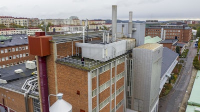 Henrik Thunman on the roof of Chalmers Power Central, an advanced research facility focusing on carbon capture and conversion of biomass and waste.