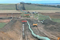 The Dakota Access Pipeline under construction, October 2016.