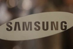 The logo of the Samsung Electronics Co. is seen at its office in Seoul, South Korea, Thursday, Oct. 31, 2019. Samsung Electronics said it operating profit for the last quarter fell by nearly 56%, with its robust sales of smartphone, displays and TVs offset by a continuously weak market for computer chips.