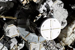In this photo provided by NASA astronauts Christina Koch and Jessica Meir exits the International Space Station on Friday, Oct. 18, 2019. The world’s first female spacewalking team is making history high above Earth. This is the first time in a half-century of spacewalking that a woman floated out without a male crewmate. Their job is to fix a broken part of the station’s solar power network.