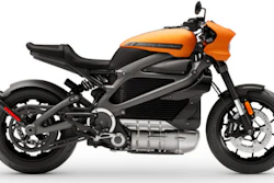 Harley-Davidson's 2020 LiveWire electric motorcycle.