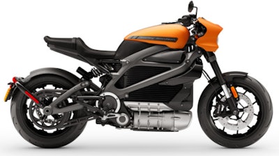 Harley-Davidson's 2020 LiveWire electric motorcycle.