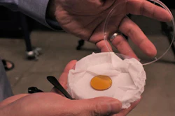 A sample of the polymer material.