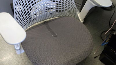Researchers embedded temperature sensors on desk chairs to track the occupancy of an office space, finding that as the number of people increase, so do emissions of airborne chemical compounds.