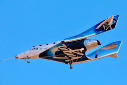 In this Dec. 13, 2018 file photo, Virgin Galactic aircraftVSS Unity reaches space for the first time during its fourth powered flight from Mojave Air and Space Port, Calif. Boeing plans to invest $20 million in Virgin Galactic as the space tourism company nears its goal of launching passengers on suborbital flights.