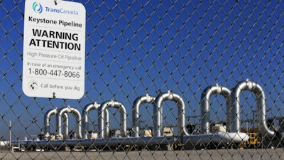 The Keystone Steele City pumping station, which will connect to the planned Keystone XL pipeline, in Steele City, Neb., Nov. 3, 2015.