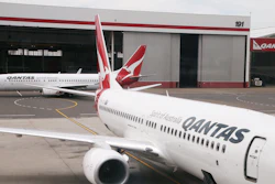 In this Feb. 26, 2015, file photo, a Qantas 737 at Sydney Airport.