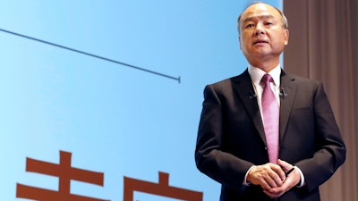 SoftBank founder and Chief Executive Officer Masayoshi Son during a news conference in Tokyo, Nov. 6, 2019.