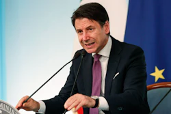 Italian Prime Minister Giuseppe Conte at a press conference in Rome, Nov. 6, 2019.