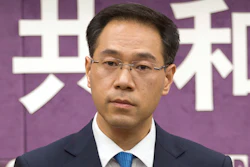 Chinese Ministry of Commerce spokesman Gao Feng during a press conference in Beijing, March 29, 2018.