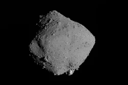 This image released on Nov. 13, 2019, by the Japan Aerospace Exploration Agency shows asteroid Ryugu taken by the Hayabusa2 spacecraft.