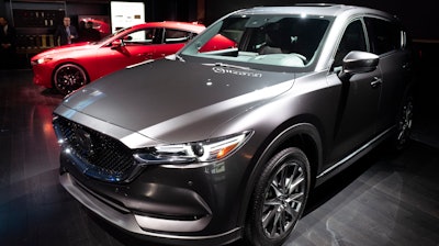 In this April 17, 2019, file photo, the 2019 Mazda CX-5 is shown at the New York Auto Show.