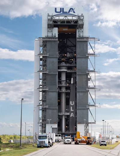 On Nov. 21, 2019 the Boeing Starliner space vehicle was mated to its United Launch Alliance Atlas V rocket at Cape Canaveral, Fla.