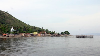 Coastal community in Donggala, near Palu, Indonesia.
