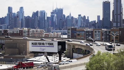 Traffic on Route 495 to the Lincoln Tunnel in Weehauken, N.J., June 21, 2018.