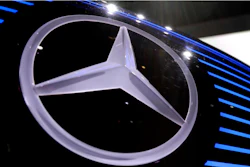 In this Feb. 2, 2017 file photo the logo of Mercedes is photographed in Stuttgart, Germany.
