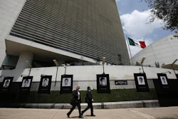 The Senate building in Mexico City, 2018.